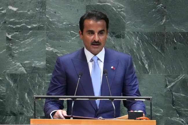 أمير قطر: إسرائيل دولة معادية لمحيطها