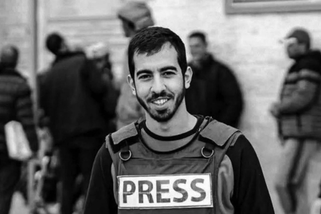 ارتقاء الصحفي صالح الجعفراوي جنوبي غزة برصاص عصابات إجرامية