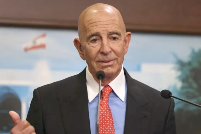 برّاك يحذّر لبنان من التردد في نزع سلاح «حزب الله»