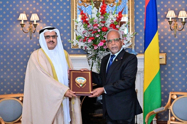 السفير الشبلي يقدم أوراق اعتماده سفيرا فوق العادة ومفوضا غير مقيم لدى موريشيوس