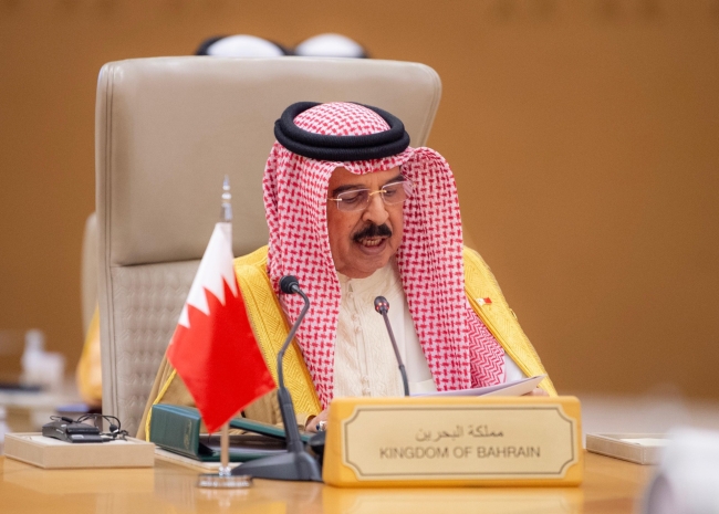 ملك البحرين: نأسف لما تعرضت له البحرين والدول الشقيقة والصديقة من اعتداءات إيرانية غير مسبوقة