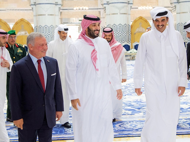 القمة السعودية القطرية الأردنية: استمرار هجمات إيران الآثمة تصعيد خطير يهدد أمن المنطقة