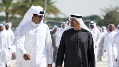 رئيس الإمارات يستقبل أمير قطر في زيارة أخوية ويبحثان الاعتداءات الإيرانية ضد دول المنطقة