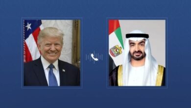 الرئيسان الإماراتي والأميركي يبحثان هاتفيا تطورات الأوضاع الإقليمية
